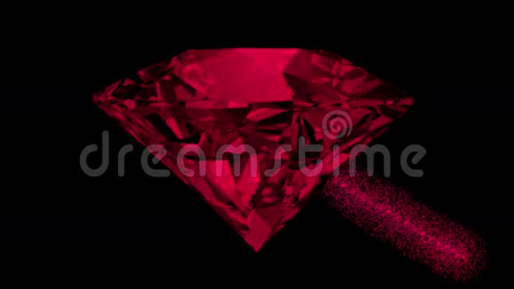 暗红色的抽象宝石视频的预览图