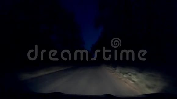 黑暗之夜神秘神秘之路30年代视频的预览图