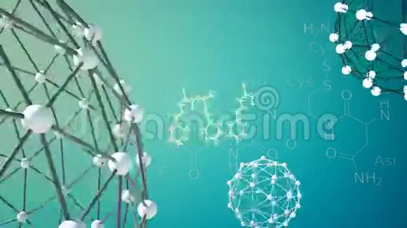 摘要背景与分子结构视频的预览图
