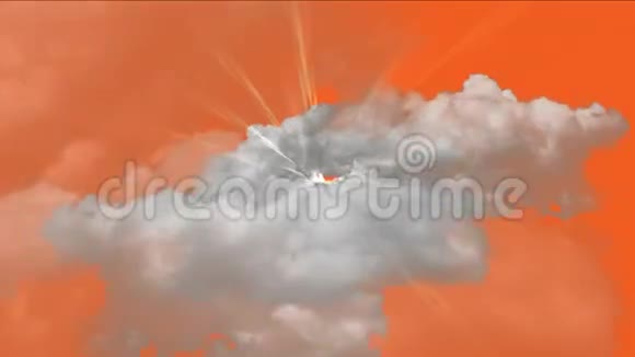 风暴云雾气体烟雾雷电阴霾天空大气背景视频的预览图
