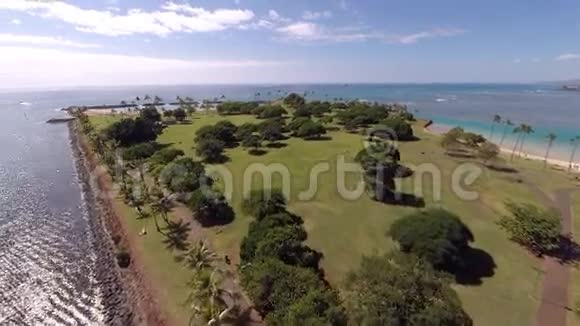 夏威夷火奴鲁鲁的空中魔法岛视频的预览图