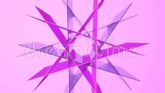 玻璃表面抽象粉色背景视频的预览图