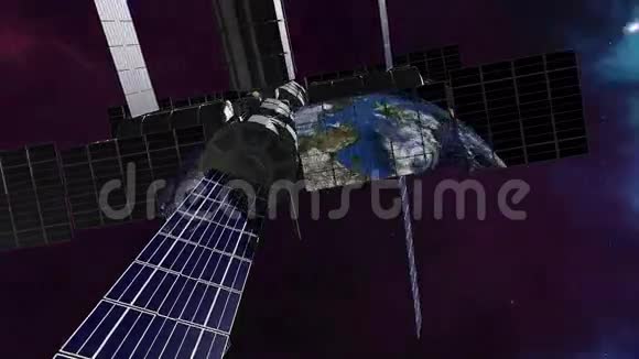 绕地球轨道飞行的动画探索视频的预览图
