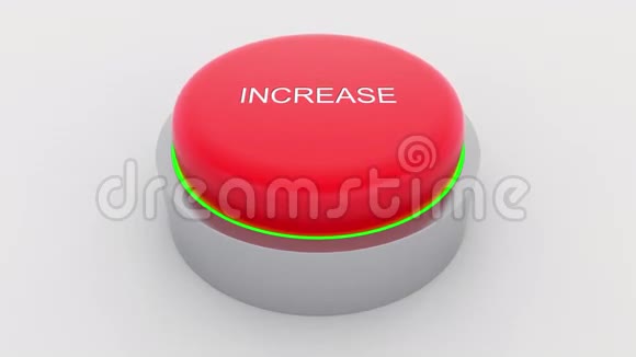 大红色按钮增加铭文被推送概念4K剪辑视频的预览图