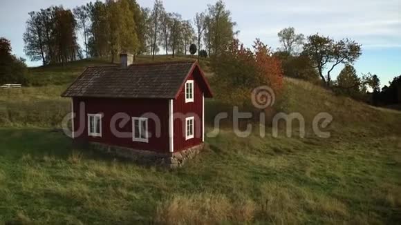瑞典的旧木屋视频的预览图