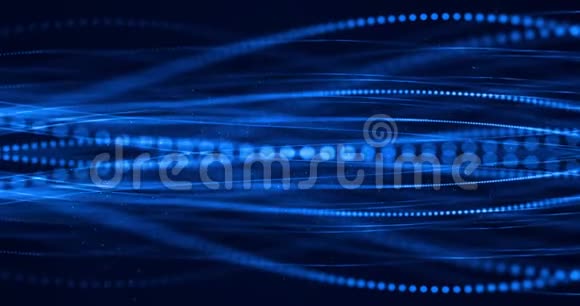 摘要蓝色生长的亮束光纤背景高速互联网快速光信号视频的预览图