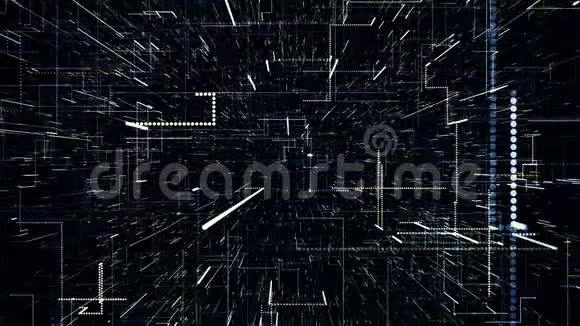 3D网格从粒子4K视频背景视频的预览图