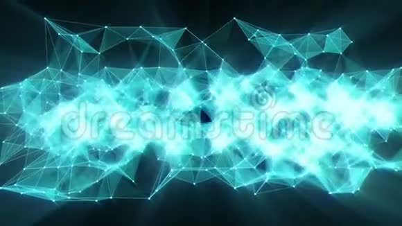 神经丛网络转换为霓虹灯文字传播的动画视频的预览图