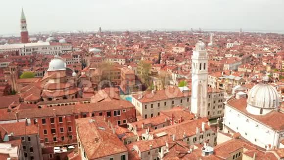 美丽的鸟瞰威尼斯意大利视频的预览图