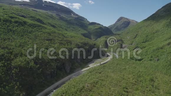 挪威南部的公路视频的预览图