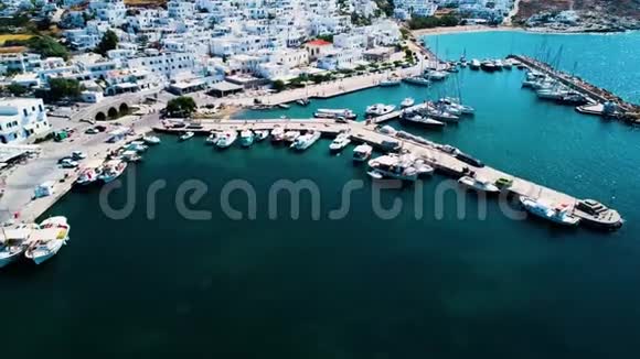 希腊岛的海岸线视频的预览图