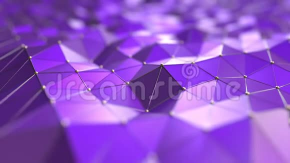 紫色多边形运动背景无缝环视频的预览图