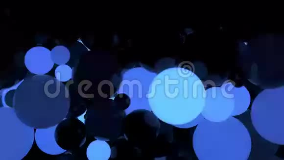 三维发光球体视频背景视频的预览图
