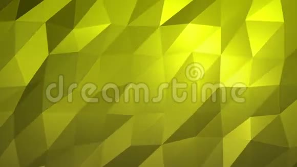 黄色低聚抽象背景无缝循环视频的预览图
