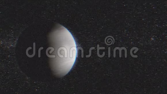 海王星太阳系行星行星海王星美丽的三维动画行星海王星旋转与阿尔法通道视频的预览图