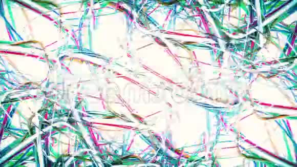 抽象运动背景闪耀能量波无缝可循环视频的预览图