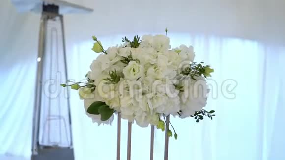 婚宴鲜花装饰宴视频的预览图