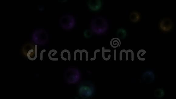 抽象颜色气泡泡沫肥皂泡爆炸背景视频的预览图