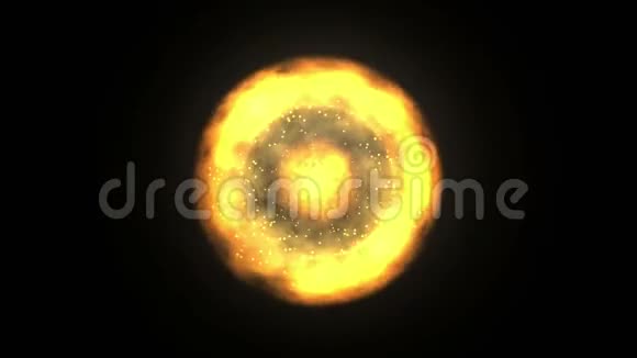 太阳火球星系爆炸空间能量壮观科学视频的预览图