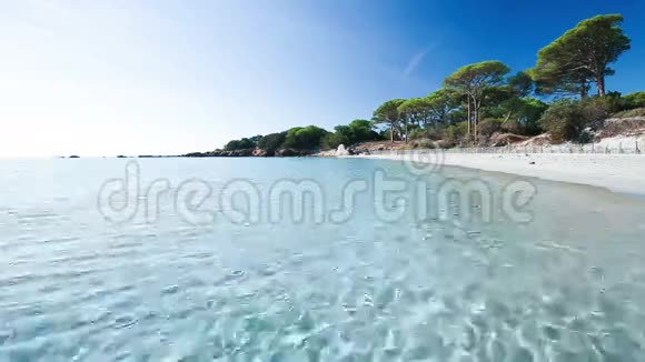 帕隆巴基亚海滩科西嘉法国欧洲视频的预览图