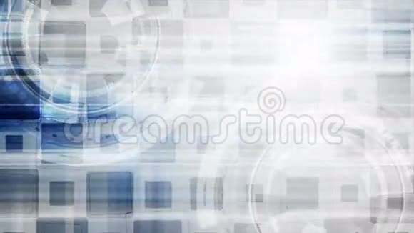 灰蓝色高科技齿轮抽象运动设计视频的预览图