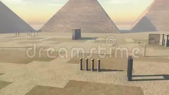 埃及古代考古的生动成长4K视频的预览图