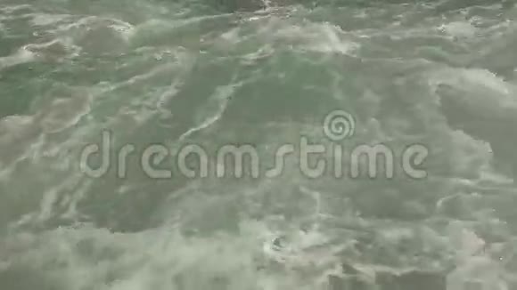 海浪海岸线克雷斯特潮汐海洋视频的预览图