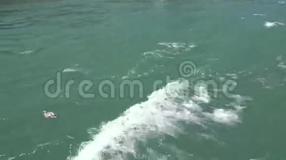 海浪海岸线克雷斯特潮汐海洋视频的预览图