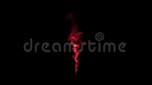 红烟蒸汽云循环图形元件视频的预览图
