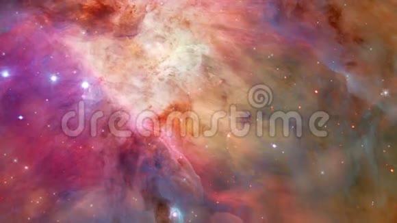 飞向银河星云和恒星视频的预览图