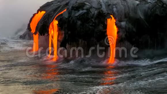 大岛的Kilauea火山视频的预览图