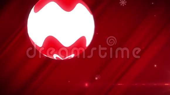 圣诞节背景与单词快乐假期视频的预览图