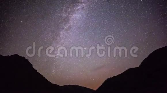 银河系天体时间推移视频的预览图