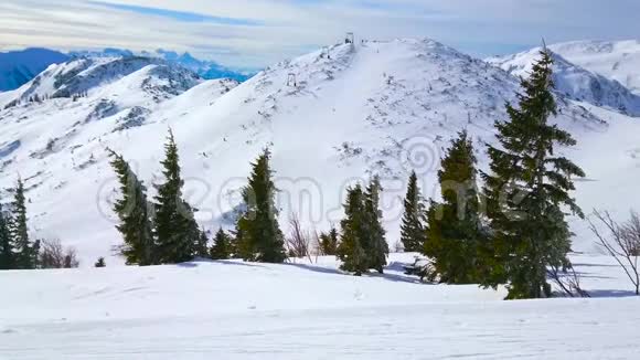 奥地利Salzkammergut的雪鞋视频的预览图