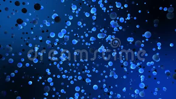 抽象泡泡背景彩色气球视频的预览图