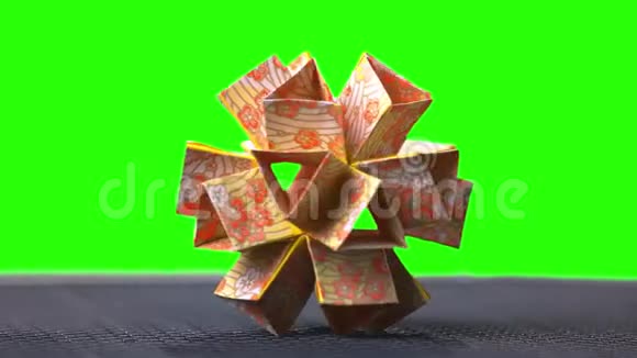 折纸花球折纸视频的预览图
