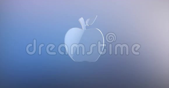 苹果玻璃3D图标视频的预览图