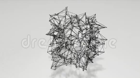 方舟抽象立体造型三维渲染视频的预览图