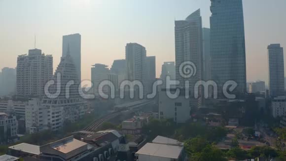 曼谷的空中全景视频的预览图