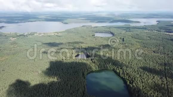 哈钦岛塞利格湖从上面视频的预览图