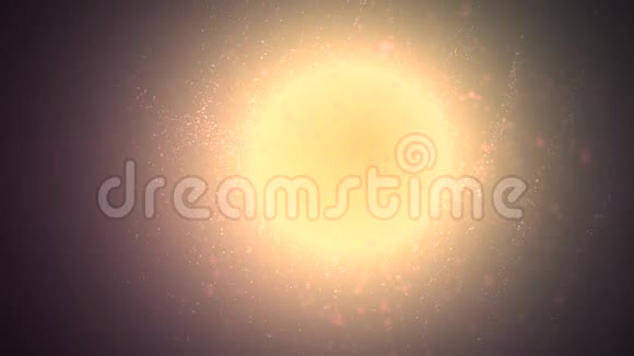 太空飞行到恒星亮粒子动画视频的预览图