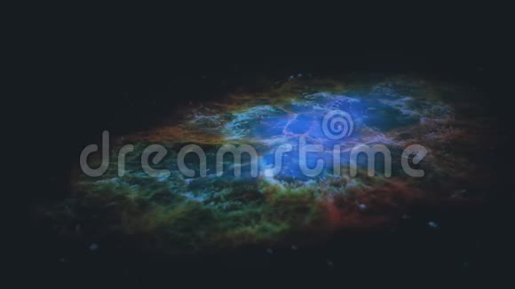 蟹状星云独特的粒子娱乐活动视频的预览图