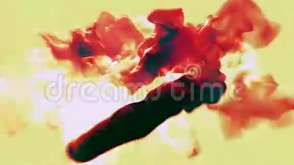 抽象烟雾粒子动画循环视频的预览图