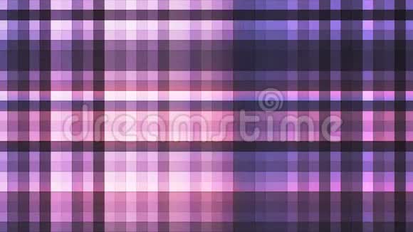 广播闪烁高科技条纹紫色抽象可循环4K视频的预览图