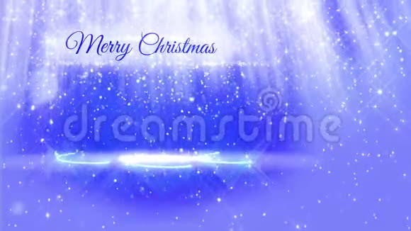 三颗3d圣诞树由闪闪发光的粒子组成的圣诞快乐背景的灯光组合视频的预览图