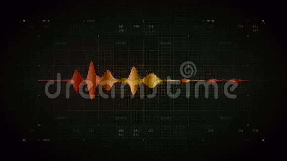 4K音频波形MonoBlack视频的预览图