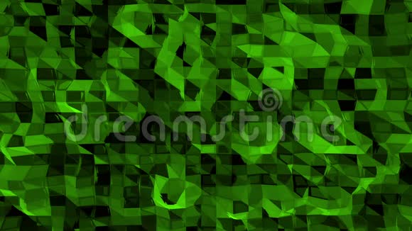 绿色低聚背景挥手抽象低聚表面作为奇妙的浮雕在时尚的低聚设计多边形视频的预览图