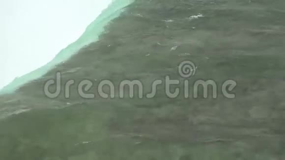 尼亚加拉瀑布马蹄瀑布边缘的水视频的预览图