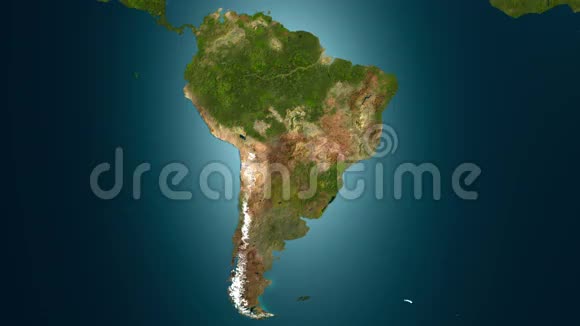 南美洲的荒漠化大灾难4K动画视频的预览图