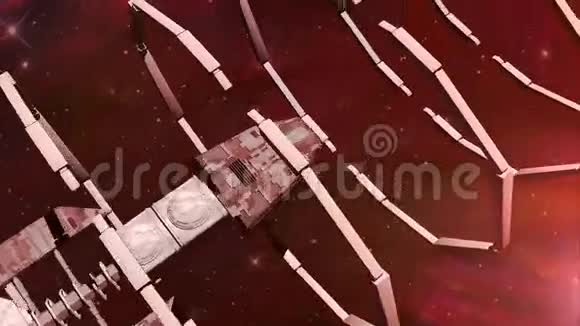未来宇宙飞船进入玄关的动画视频的预览图